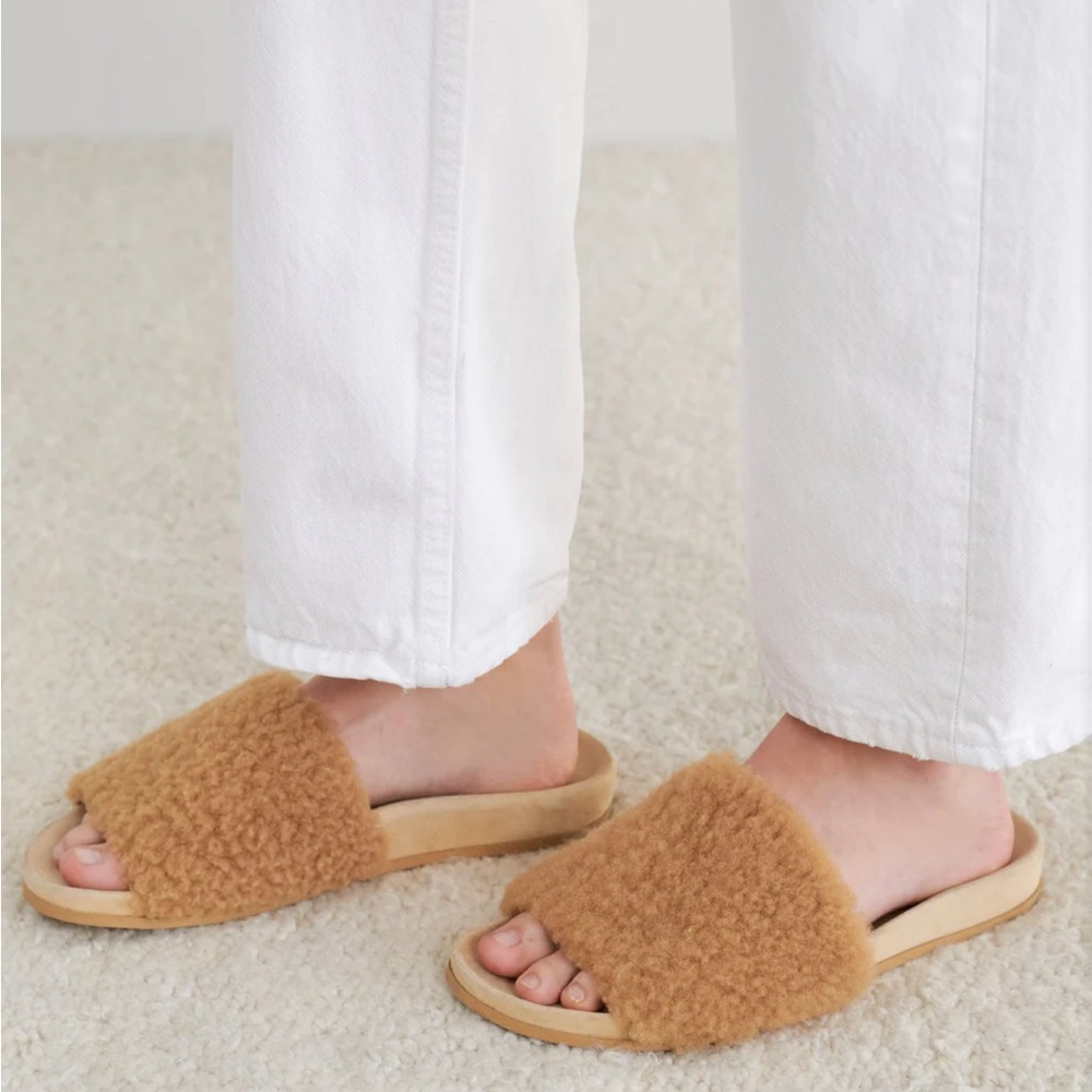 Jenni Kayne Shearling Slide Sandal